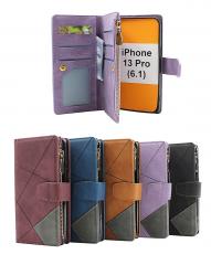 billigamobilskydd.seXL Standcase Luxury Wallet iPhone 13 Pro