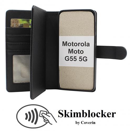 CoverinSkimblocker Motorola Moto G55 5G XL Magnet Phone Wallet