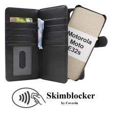 CoverInSkimblocker XL Magnet Wallet Motorola Moto E32s