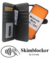 CoverInSkimblocker XL Magnet Wallet Motorola Moto G31/G41