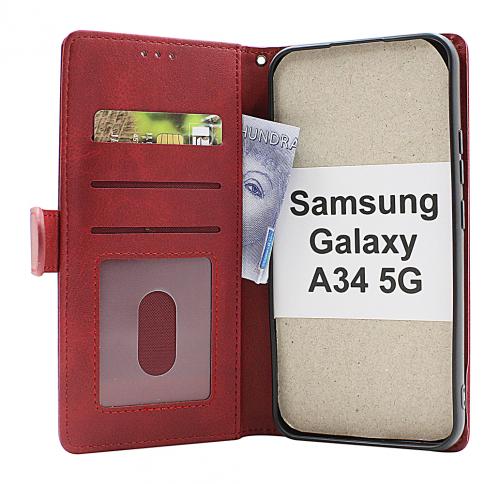 billigamobilskydd.seZipper Standcase Wallet Samsung Galaxy A34 5G