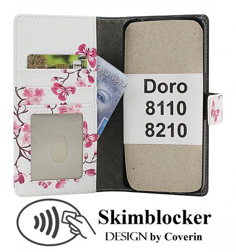 CoverinSkimblocker Doro 8110 / 8210 Phone Wallet Design