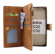 billigamobilskydd.seXL Standcase Luxury Wallet Nokia C22 / C32