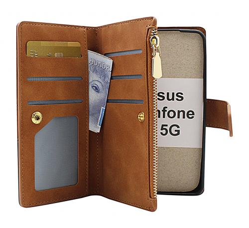 billigamobilskydd.seXL Standcase Luxury Wallet Asus Zenfone 9 5G