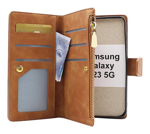 billigamobilskydd.seXL Standcase Luxury Wallet Samsung Galaxy S23 5G