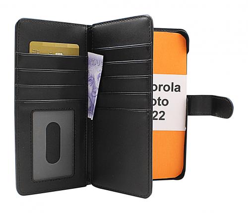 CoverinSkimblocker XL Magnet Wallet Motorola Moto G22