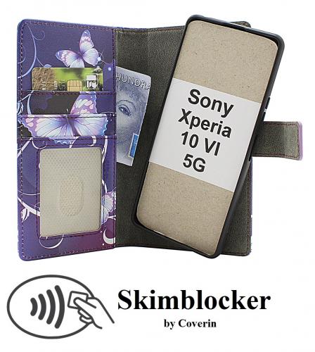 CoverinSkimblocker Sony Xperia 10 VI 5G Magnet Phone Wallet Design