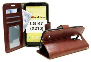 billigamobilskydd.se Crazy Horse Wallet LG K7 (X210)