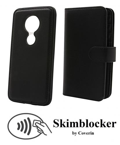 CoverInSkimblocker XL Magnet Wallet Motorola Moto G7 Play