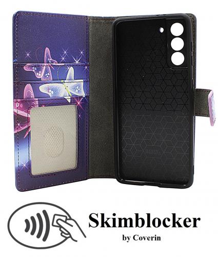 CoverinSkimblocker Samsung Galaxy S21 5G Magnet Phone Wallet Design