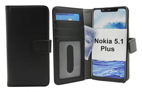 CoverinSkimblocker Magnet Wallet Nokia 5.1 Plus