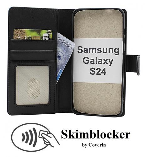 CoverinSkimblocker Samsung Galaxy S24 5G Magnet Phone Wallet