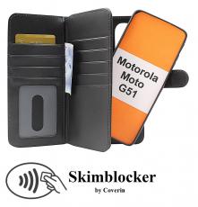 CoverInSkimblocker XL Magnet Wallet Motorola Moto G51