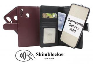 CoverinSkimblocker Samsung Galaxy A40 Magnet Phone Wallet