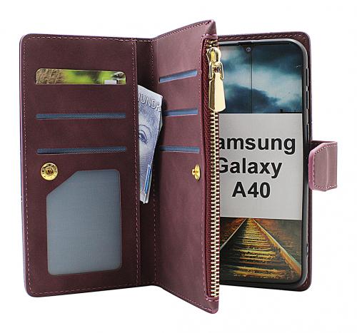 billigamobilskydd.seXL Standcase Luxury Wallet Samsung Galaxy A40 (A405FN/DS)