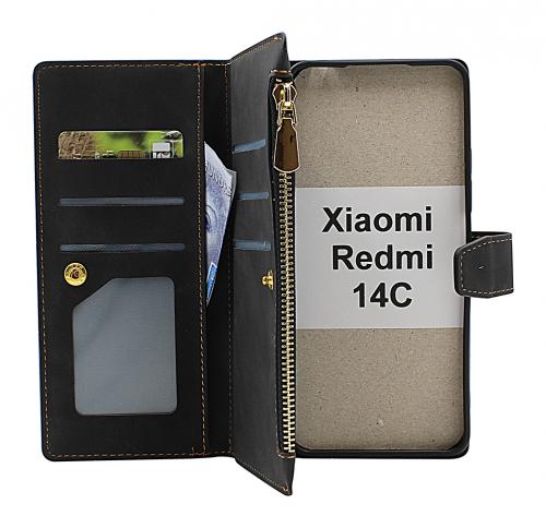 billigamobilskydd.seXL Xiaomi Redmi 14C Luxury Phone Wallet