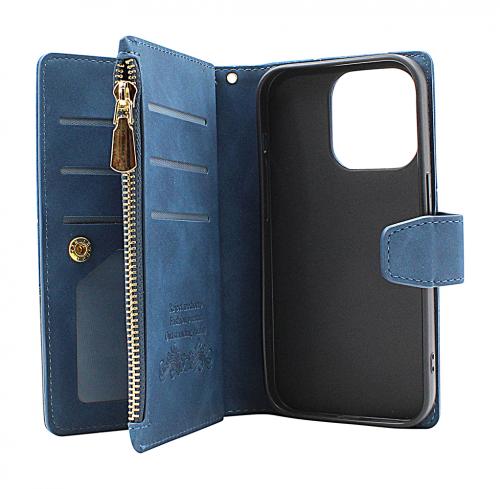 billigamobilskydd.seXL Standcase Luxury Wallet iPhone 14 Pro (6.1)