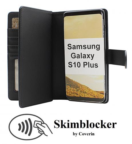 CoverinSkimblocker Samsung Galaxy S10 Plus XL Magnet Phone Wallet