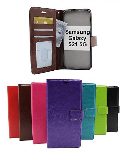 billigamobilskydd.seCrazy Horse Wallet Samsung Galaxy S21 5G (G991B)