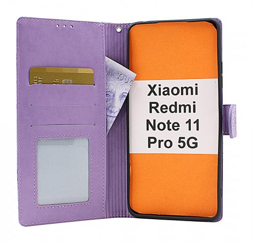 billigamobilskydd.seFlower Standcase Wallet Xiaomi Redmi Note 11 Pro 5G