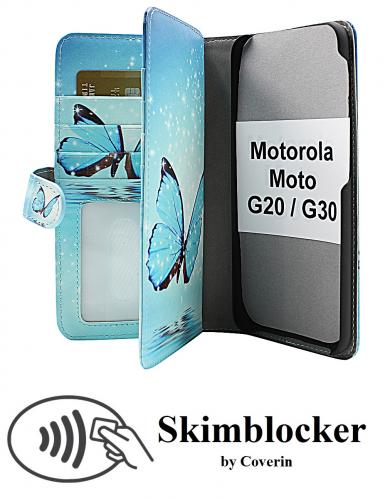 CoverinSkimblocker XL Designwallet Motorola Moto G20 / Moto G30