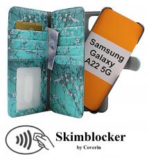 CoverInSkimblocker XL Magnet Designwallet Samsung Galaxy A22 5G (SM-A226B)