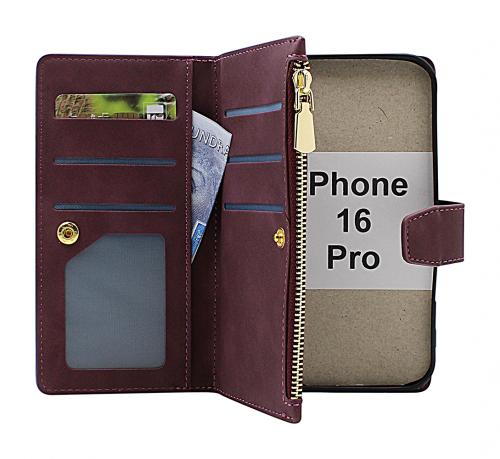 billigamobilskydd.seXL iPhone 16 Pro Luxury Phone Wallet