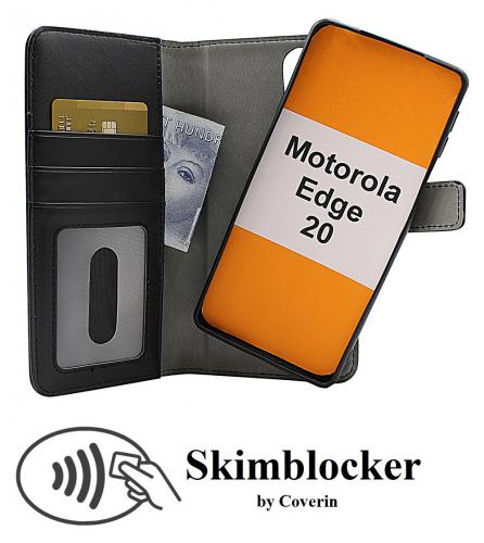 CoverinSkimblocker Magnet Wallet Motorola Edge 20