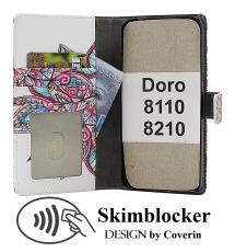 CoverinSkimblocker Doro 8110 / 8210 Phone Wallet Design