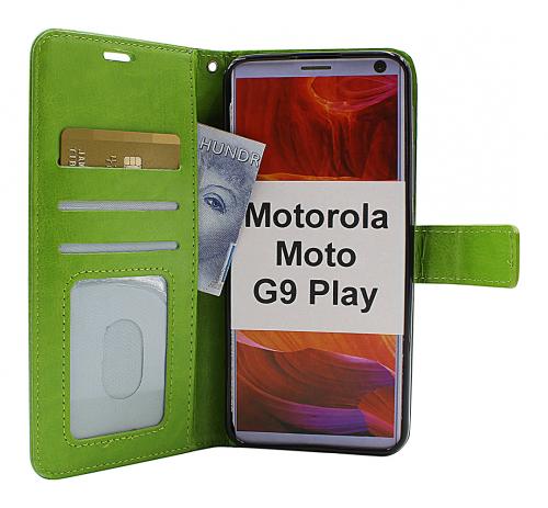 Crazy Horse Wallet Motorola Moto G9 Play