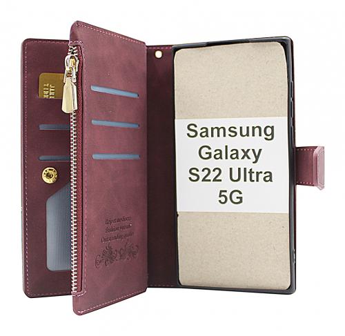 billigamobilskydd.seXL Standcase Lyxfodral Samsung Galaxy S22 Ultra 5G