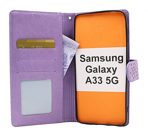 billigamobilskydd.seFlower Standcase Wallet Samsung Galaxy A33 5G (A336B)