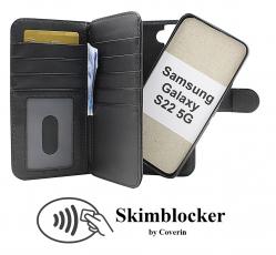 CoverInSkimblocker XL Magnet Wallet Samsung Galaxy S22 5G (SM-S901B/DS)