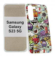 billigamobilskydd.se Design Case TPU Samsung Galaxy S23 5G