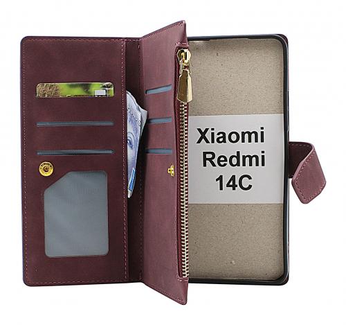 billigamobilskydd.seXL Xiaomi Redmi 14C Luxury Phone Wallet