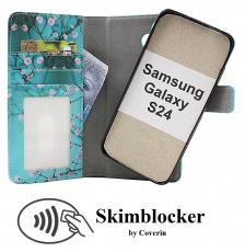 CoverinSkimblocker Magnet Designwallet Samsung Galaxy S24 5G (SM-S921B/DS)