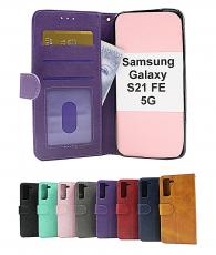 billigamobilskydd.se Zipper Standcase Wallet Samsung Galaxy S21 FE 5G (SM-G990B)