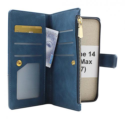 billigamobilskydd.seXL Standcase Luxury Wallet iPhone 14 Pro Max (6.7)