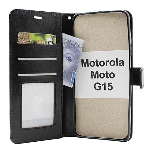 billigamobilskydd.seCrazy Horse Motorola Moto G15 Phone Wallet