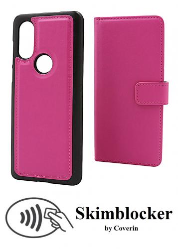 CoverinSkimblocker Magnet Wallet Motorola One Vision