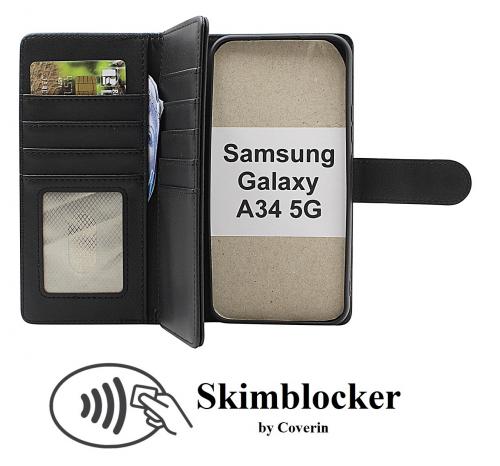 CoverinSkimblocker Samsung Galaxy A34 5G XL Phone Wallet