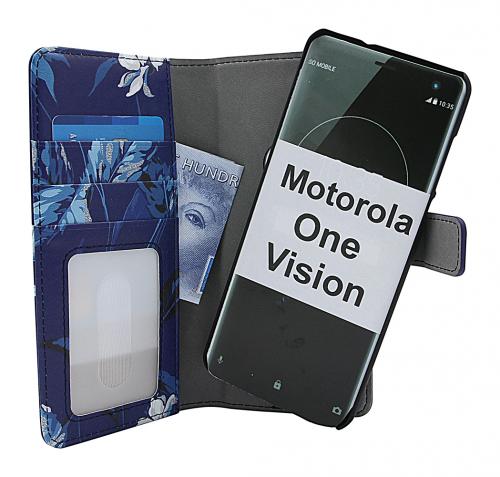 CoverinSkimblocker Magnet Designwallet Motorola One Vision