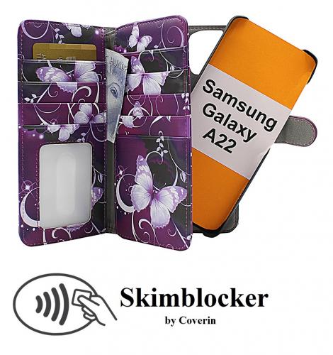 CoverinSkimblocker XL Magnet Designwallet Samsung Galaxy A22 (SM-A225F/DS)