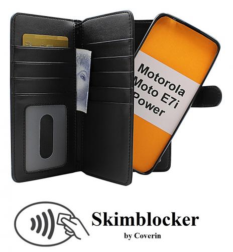 CoverinSkimblocker XL Magnet Wallet Motorola Moto E7i Power