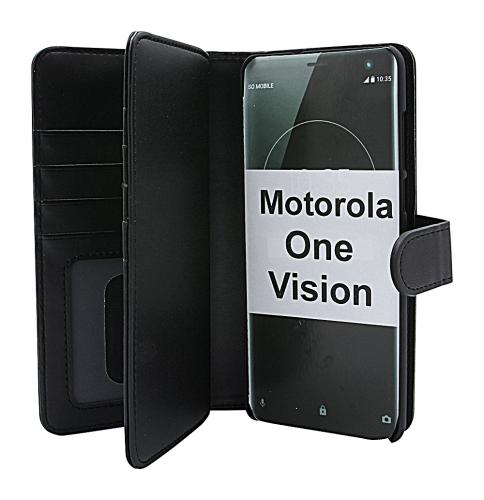 CoverinSkimblocker XL Magnet Wallet Motorola One Vision