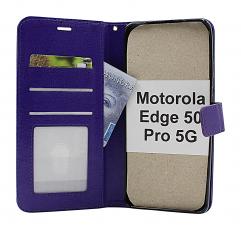 billigamobilskydd.seCrazy Horse Motorola Edge 50 Pro 5G Phone Wallet