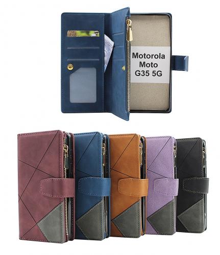 billigamobilskydd.seXL Standcase Luxury Wallet Motorola Moto G35 5G