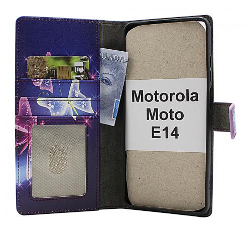 CoverinSkimblocker Motorola Moto E14 Phone Wallet Design