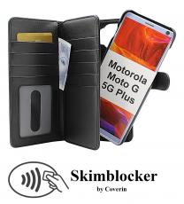 CoverInSkimblocker XL Magnet Wallet Motorola Moto G 5G Plus