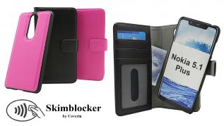 CoverInSkimblocker Magnet Wallet Nokia 5.1 Plus
